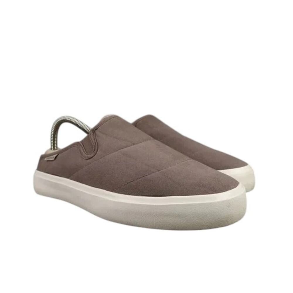 Staheekum Shoes Womens 8 Slip On Mule Sneakers Casual Lifestyle Taupe Faux Fur